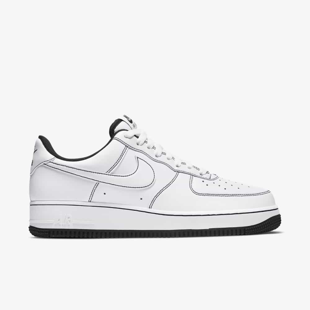 Nike Air Force 1 Contrast Stitch Black CV1724 104 Grailify